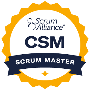 Certified Scrummaster badge image