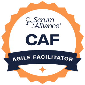 Scrum Alliance Certified Agile Facilitator badge