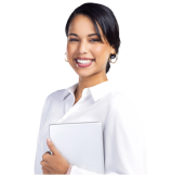 Colleague with a tablet