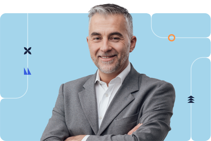 Man with arms crossed