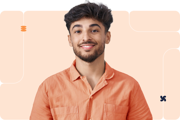 smiling male professional