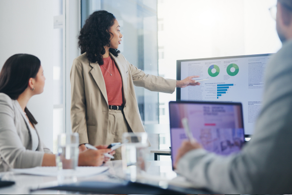 People in a business meeting